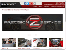 Tablet Screenshot of precisionz.com